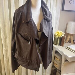 Hutch Dark Brown Leather Jacket